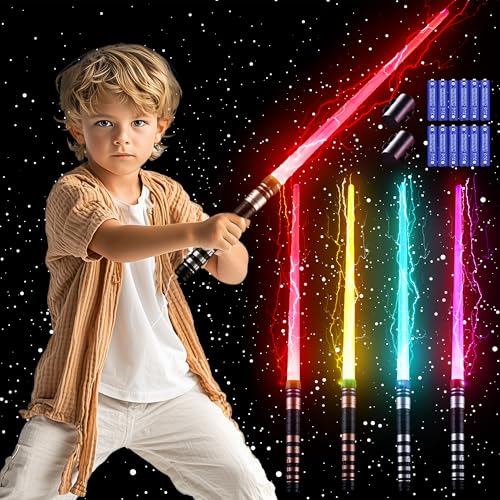 SANCO 4-Pack LED Light Up Sabers