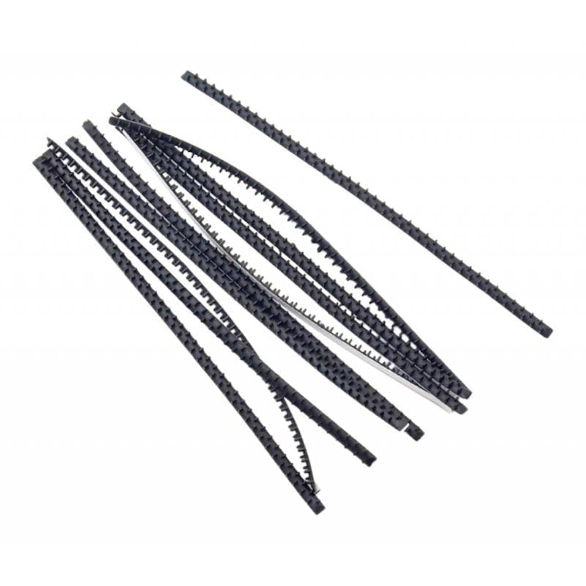 10pc Rubber Gum Hair Hoops Fittings Set