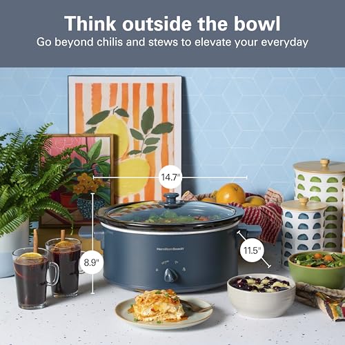 Hamilton Beach 6 Quart Slow Cooker With Space-Saving Folding Handles - image 7