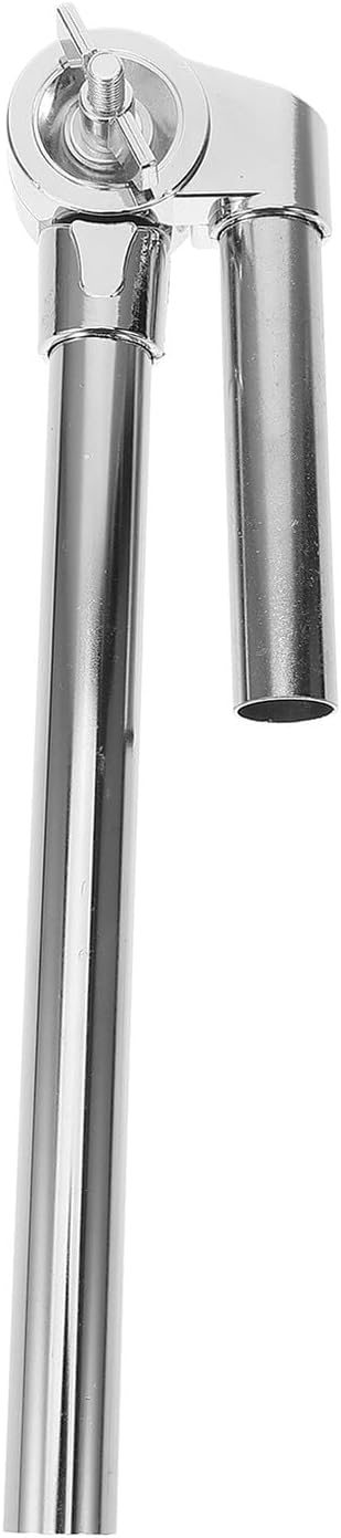 TOYANDONA Metal Drum Rack Stand Bracket for Percussion Instruments Single Arm Tom Mount Holder Steel Drum Mounting Hardware