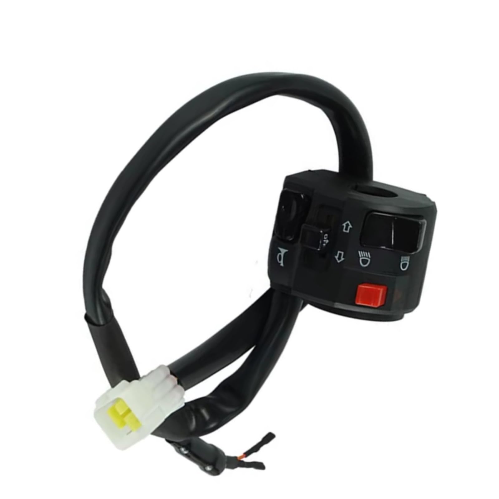 Interruttore A Pulsante Sinistro Da 22mm Indicatori Di Direzione Moto Universale Abbaglianti/anabbaglianti Fari Fendinebbia E Indicatori Di Direzione Manubrio Kill Interruttore