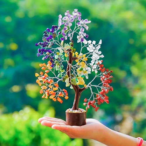 Chakra Tree - Crystal Tree of Life - Chakra Stones - Meditation Accessories - Crystals Decor - Gemstones and Crystals - Stones and Crystals - Spiritual Gifts for Women - Bonsai Tree - Home Decor - Image 5