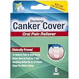 Dentemp Canker Cover - Canker Sore Oral Pain Reliever (Pack of 6) - Canker Sore Treatment to Relieve Canker Pain, Mouth Sores & Mouth Irritation - Fast Acting Canker Sore Relief Tablets for Adults