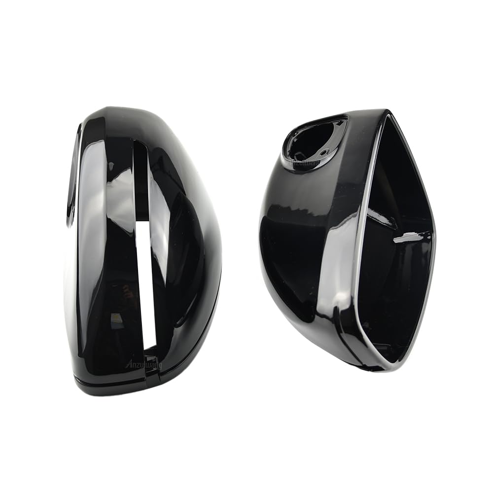 1 paio di modelli in fibra di carbonio retrovisore esterno alloggiamenti specchio porta copertura tappi compatibili con A-udi T-T MK-2 8-J R-8 Ty-pe 2007-2014