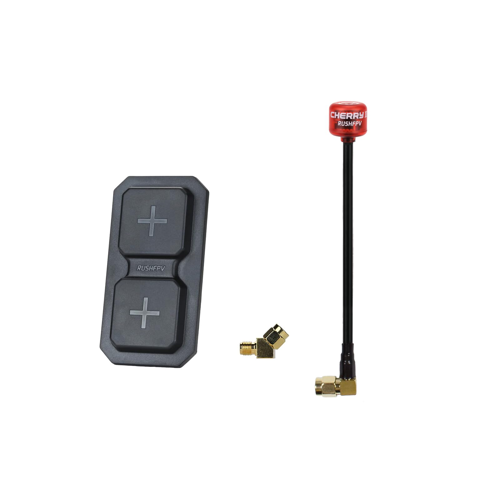 Ocnvlia Lot De 2 Antennes FPV SMA Mâle RHCP 5,8 GHz – 150 Mm – Noir – Antennes Omnidirectionnelles Pour Drone Quadricoptère – Signal Large Et Durable