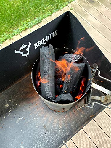 BBQ-Toro Dutch Oven Tisch I 75 x 40 cm I schwarz I Stahltisch für Bräter und Grillzubehör I Grilltisch mit einstellbaren Füßen – Bild 4