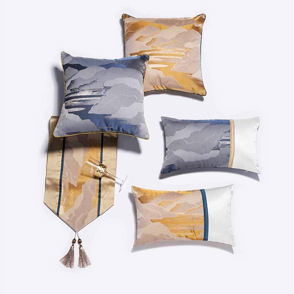 Funda De Cojín De Decoración del Hogar Funda De Almohada De Jacquard De Precisión China Adecuado para Sala De Estar, Sofá, Dormitorio, Automóvil, Decoración del Hogar 4 Piezas