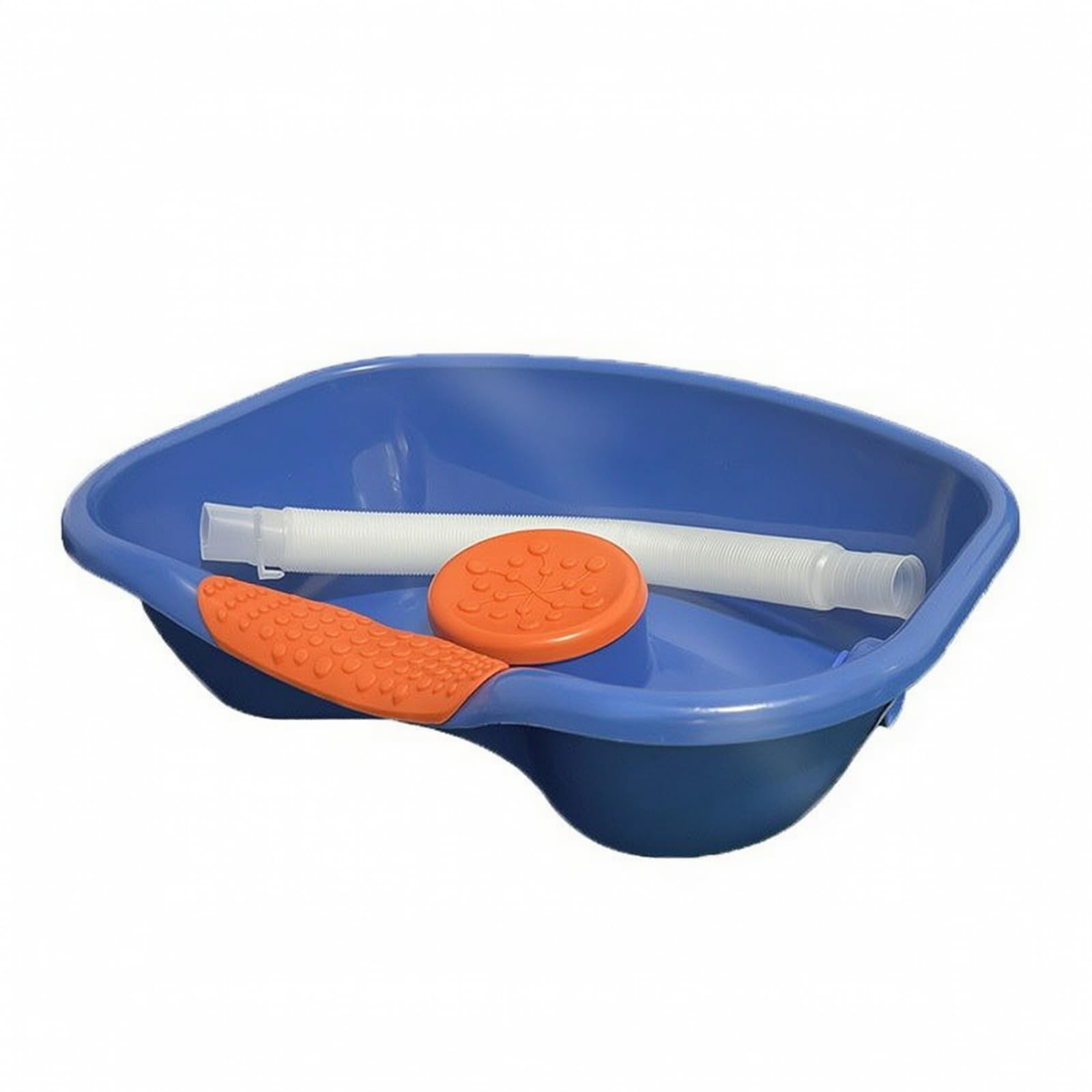 à Shampoing Appui-Tête Repose-C Ergonomique Lavabo Tuyau D'évacuation Sûr Bassin Lavage eux, Bleu Foncé, Renforcé 150cm Épais