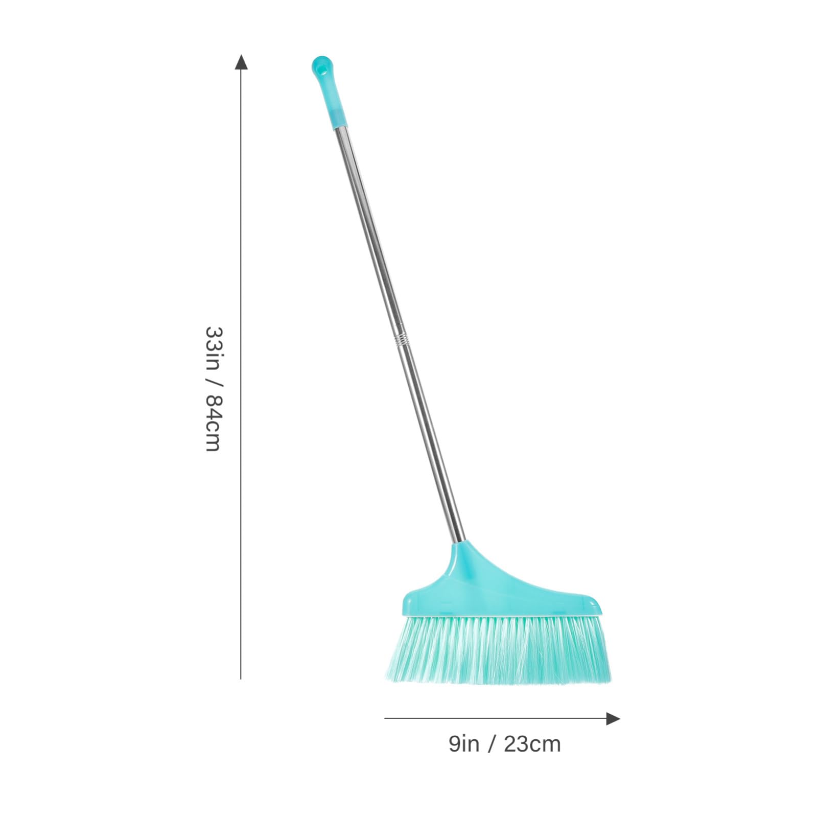 Healeved Bathroom Cleaning Device Floor Cleaning Tool Floor Sweeping Broom Office Broom Long Handle Cleaning Broom Floor Wiper Room Cleaning Broom Floor Cleaning Broom Sky-Blue Plastic