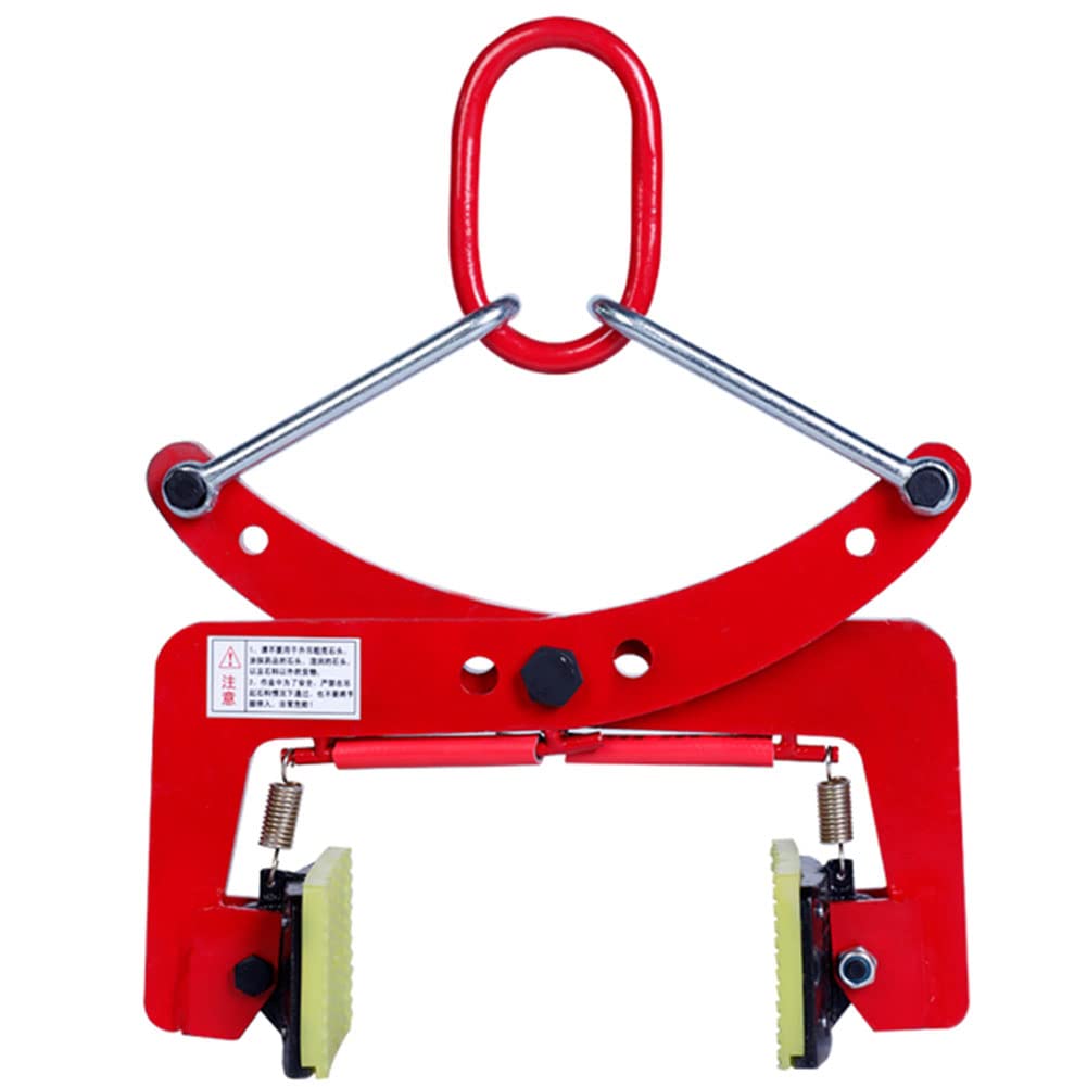 QUSYZD Transport Stone Clamps Beam Jaw Opening Adjustable, Vertical Plate Lifting Clamps For Lifting And Transporting Roadside Stone Clamp Marble Clamp,10inch