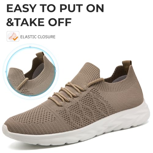 Men's Running Shoes Slip On Gym Tennis Sneakers Lightweight Non Slip Walking Shoes Breathable Comfortable Casual Fashion Mesh Footwear3