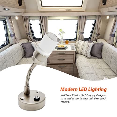 12V LED Reading Light for RV or Camper - Dual Phased Bedside Lamp