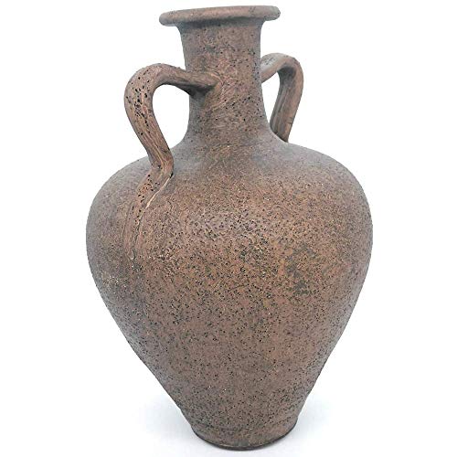 Cantaro 2 asas tradicional de barro RUSTICO 45 alto x 27 cm ancho