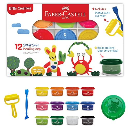 Image of Faber-Castell Modelling Dough Set of 12
