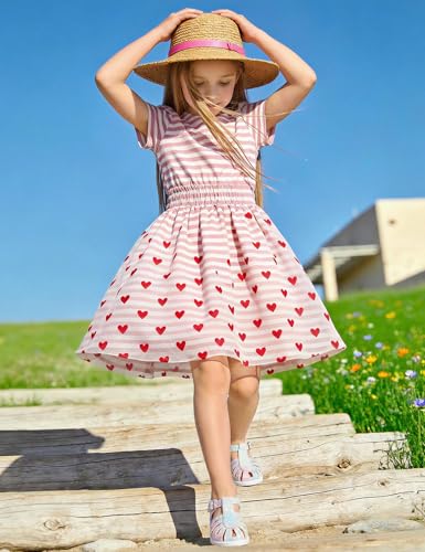 Image of QIY Toddler Girl Sandals Little Kids Summer Dress Shoes Open Toe Flats Princess Sandals for School Beach Party