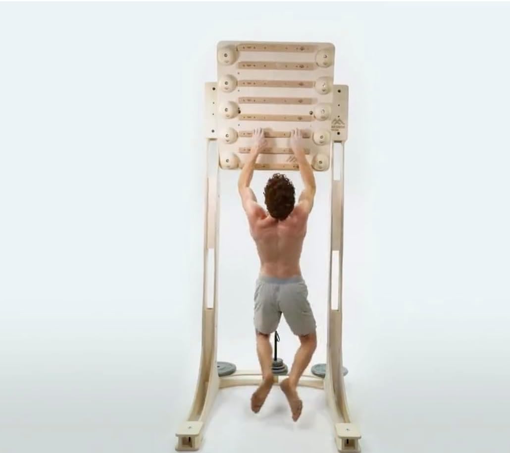 Training Rack 2,3m and Campus Board | for Rock Climbing and Bouldering| Mini Climbing Wall | for Finger Strengt and Pull Up | Climbing hangboard