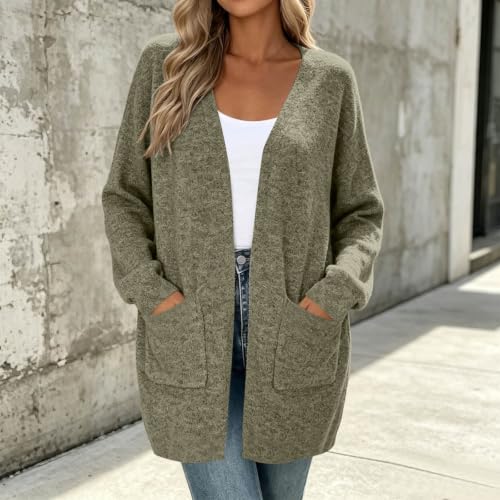 Cardigan Sweaters for Women Open Front Coats Long Sleeve Fashion Jackets - image 2