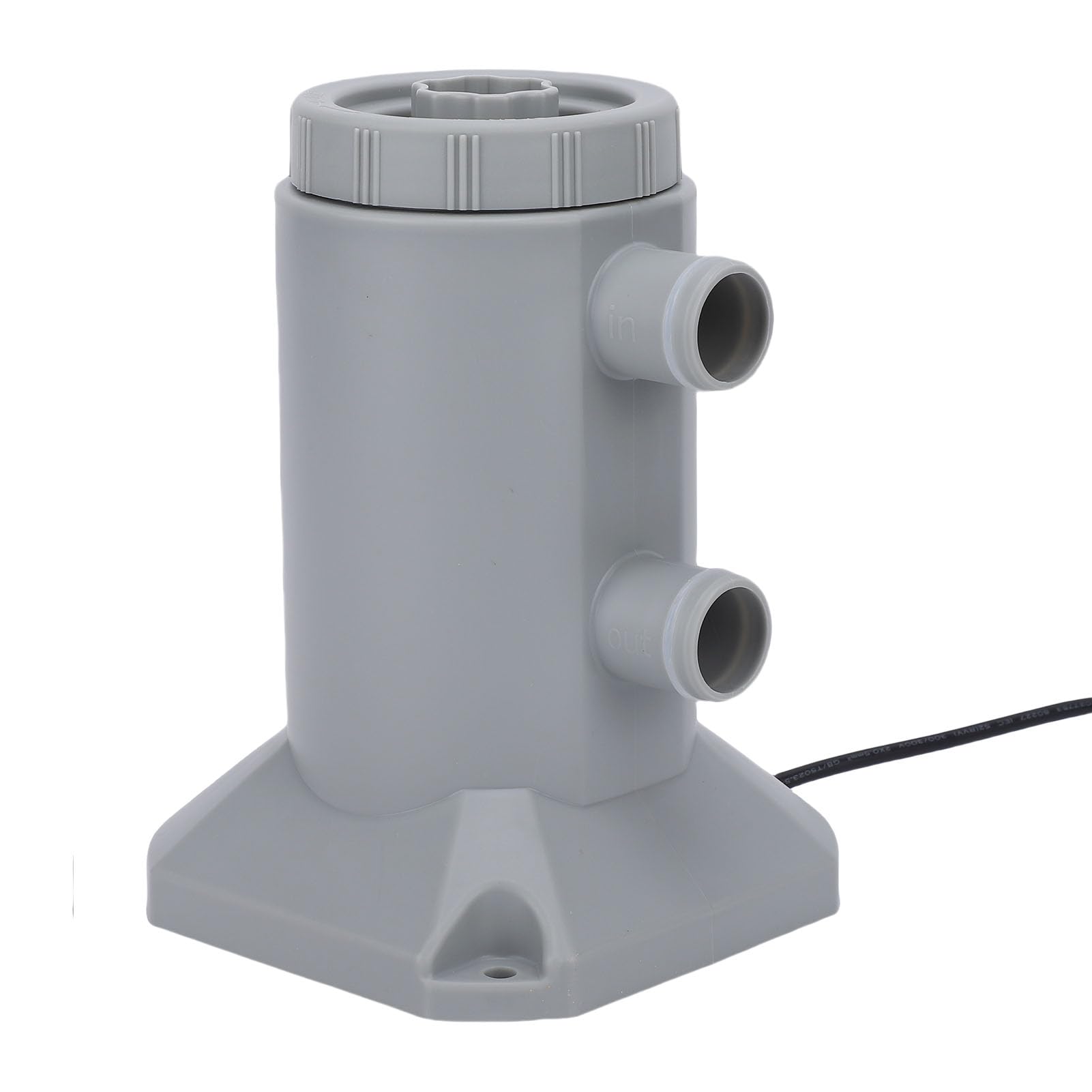 Luocute Pompa Filtro delle Cartucce per Piscine Fuori Terra, Circolazione Migliorata e Filtrazione Miglioramento della Chiarezza dell'Acqua, 250L 1 Ora velocità di Flusso a Bassa (Spina UE 230V)