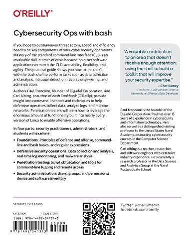 Cybersecurity Ops with bash: Attack, Defend, and Analyze from - Want It All