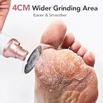 Litbear Electric Nail Drill File Set, 15 Speed Professional Nail Grinder for Thick Toenails, Cordless Pedicure Manicure Tool Callus Remover for Women Men Senior Hand Feet Care, Home Salon Use (White) - Image 3