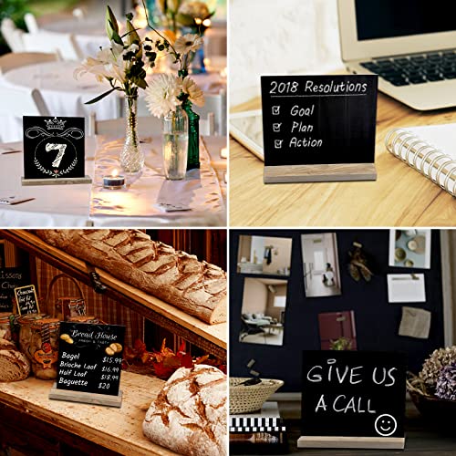 Zilams 8 Pezzi Lavagnette Piccole da Tavolo