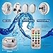 Submersible LED Lights, 12 PCS RGB Waterproof Color Changing Tea Light with Remote control and Timer, Battery Operated Mini Lights for Vase, Pool, Pond, Fish Tank,Parties,Wedding,Halloween,Christmas