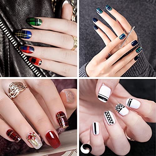 Nagel Art Liner Pinsel, Acryl Nagel Bürsten Nailart Pinsel Set UV Gel Dual Nail Art Liner Brushes Maniküre Salon Tools… – Bild 7