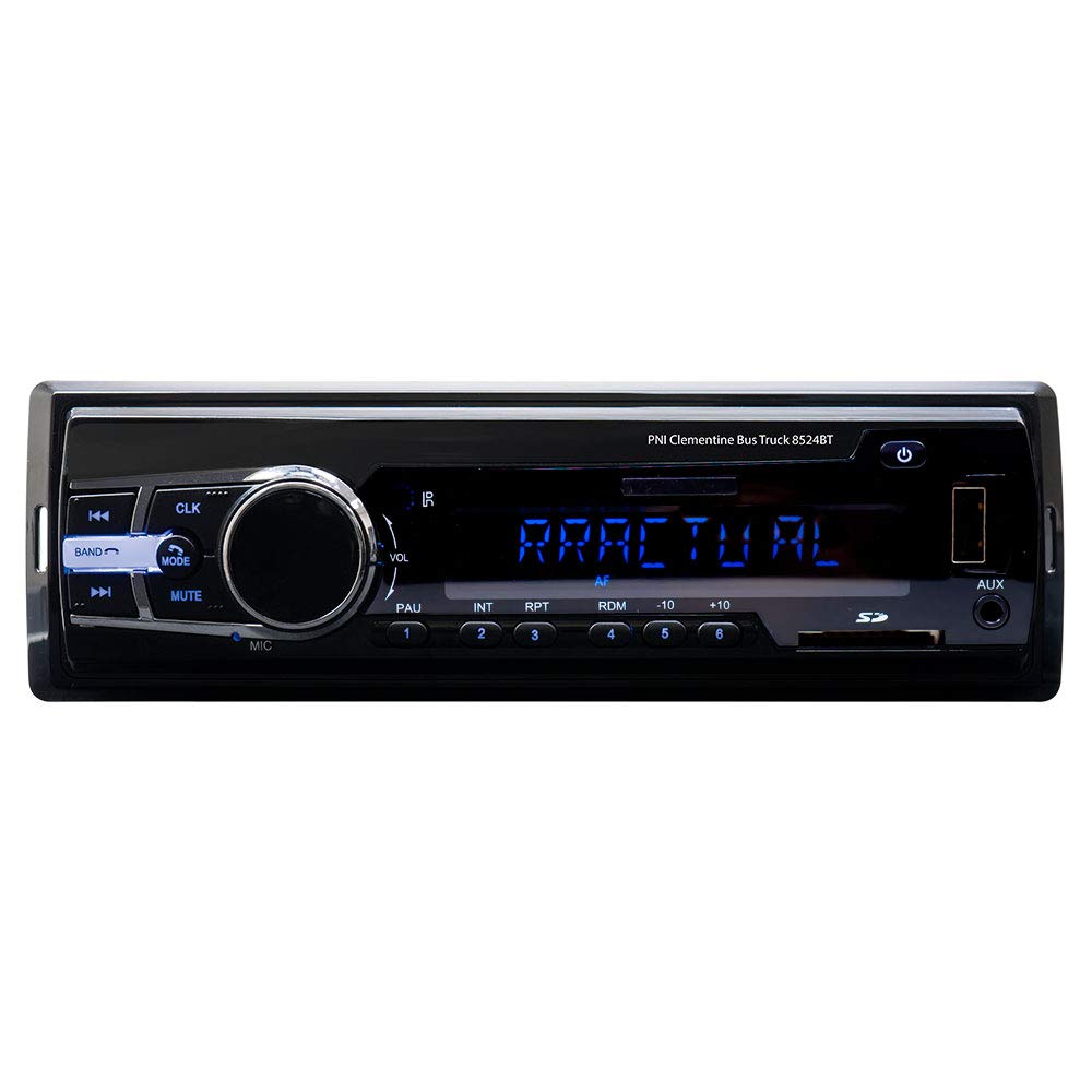 Radio MP3 Player Auto PNI Clementine Bus LKW 8524BT 4x45w, RDS, 12V / 24V 1 DIN cu SD, USB, AUX, RCA SI Bluetooth 24 Volt