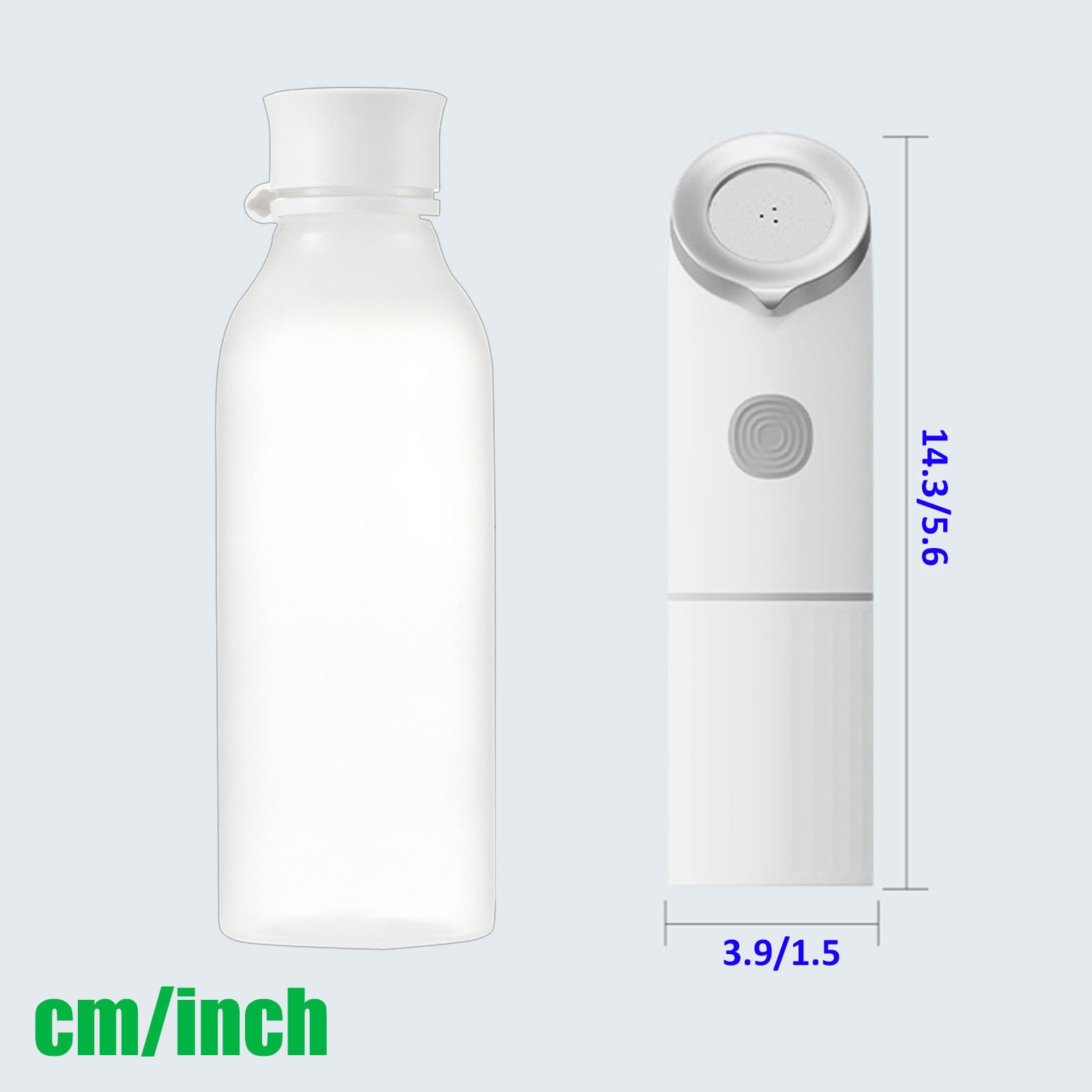 Intimdusche Wochenbett Für Frauen Vaginaldusche,Batterie Po Dusche Irrigator Darmspülung,Große Kapazität Pumpflasche Für Männer Und Frauen,Weiß,350ML