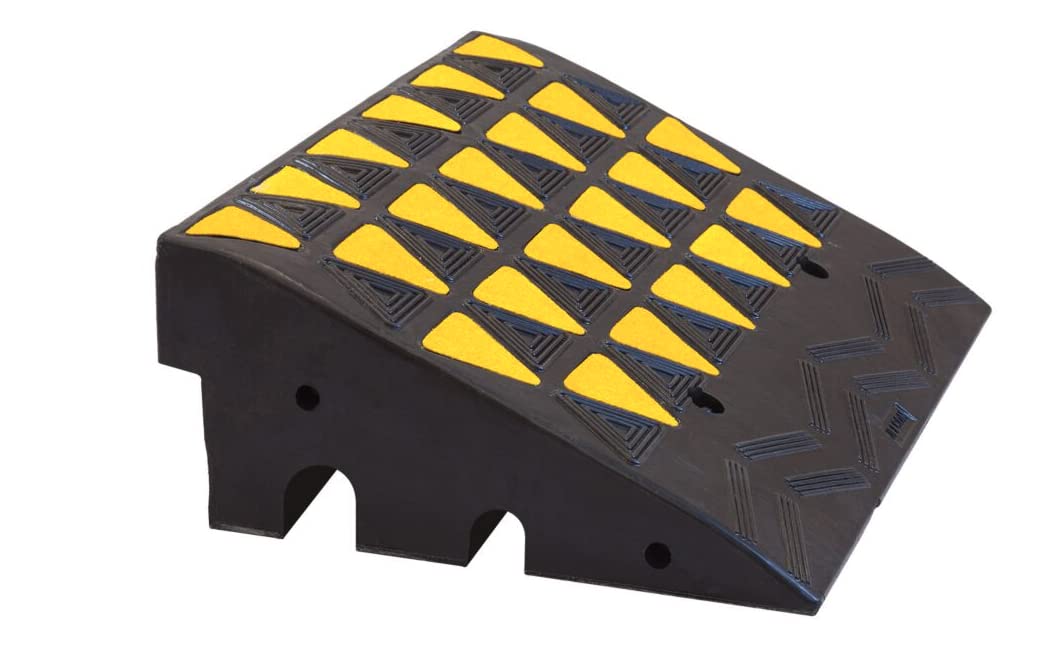 The Ramp People Multicolor 20Cm Kerb Ramp - Heavy Duty With Fixings 15,000Kg Capacity -Driveway, Car & Container Ramp