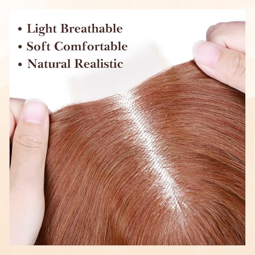Image of NAYOO Auburn Wig for Women,26 Inch Lace Hairline Middle Part Synthetic Wig
