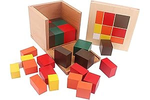 Montessori Trinomial Cube Educational Math Toy