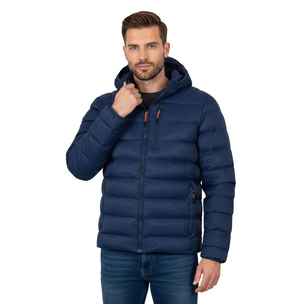 Calvin Klein Herren 2026 San Gabriel Jacke Wasserabweisend Gefüttert Winddicht