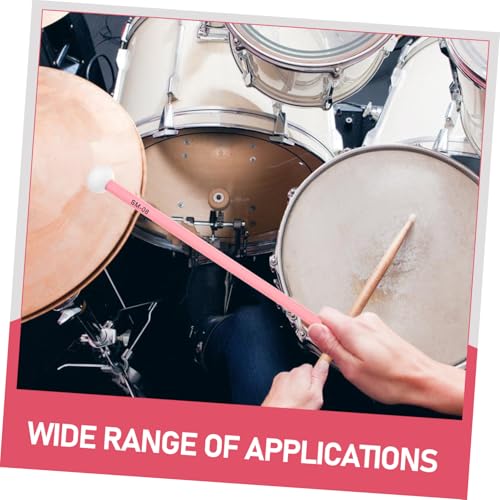 BESPORTBLE 1Par Baquetas de Cabeza Doble de Fieltro para Set de Tambores Tímpani Agarre Cómodo Duraderas para Instrumentos de Percusión miniatura 3