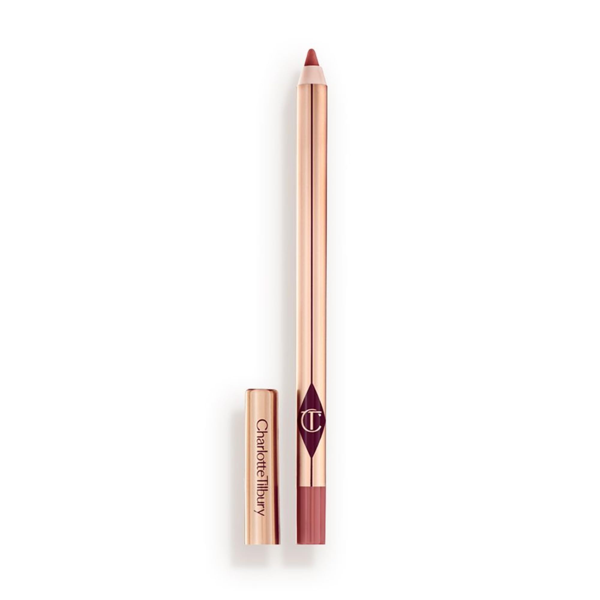Charlotte Tilbury Lip Cheat Lip Liner Pencil - Gives Lips a Fuller-Looking, Defined Pout - Enriched with Jojoba Oil & Hyaluronic Acid - Waterproof, Smudge-Proof & Transfer-Proof