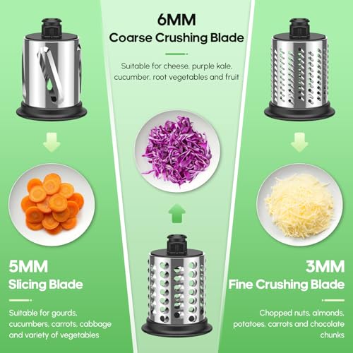 Slicer-Shredder-Attachment-for-KitchenAid-Stand-Mixer-Cheese-Grater-for-KitchenAid-Mixer-Salad-Maker-Accessory-Cheese-Grater-with-3-Blades-KitchenAid-Mixer-Attachments-by-TPGSING Slicer Shredder Attachment for KitchenAid Stand Mixer Cheese Grater for KitchenAid Mixer Salad Maker Accessory Cheese Grater with 3 Blades KitchenAid Mixer Attachments by TPGSING