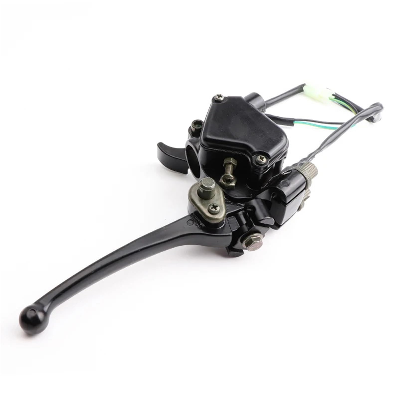 AWEDKKFI Thumb Throttle with Dual Brake Lever Assy Fit for 50cc 90cc 150cc 250cc Fit for ATV Go Kart Quad Brake Handle Brake Grips