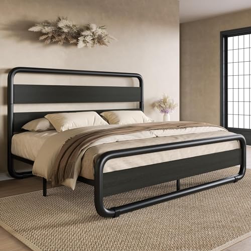 Comparativas de Bases para cama en madera más recomendados. 36 FABATO Base Cama Matrimonial - Cabecera Matrimonial - Madera- Estructura Acero - Forma Oval - Almacenamiento Bajo La Cama - No Necesita somier - Cap MAX 362 kg - Largo:197 x Ancho:...