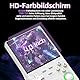 R36 Ultra Retro Handheld-Spielkonsole,20000+ Spiele,25 Emulatoren,4-Zoll IPS OCA HD-Bildschirm,Open Source Linux-System,Videospielkonsole,WiFi Online-Schlacht & Controller-Verbindung (Weiß-128G)
