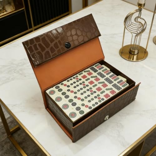 Set Mini Mahjong Ligero con Caracteres Grabados miniatura 6