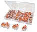 Produktbild 60 Stück Wago Hebel Klemmen Sortimentsbox / 26x 221-412 / 20x 221-413 / 14x 221-415 / Set im praktischen Sortimentskasten
