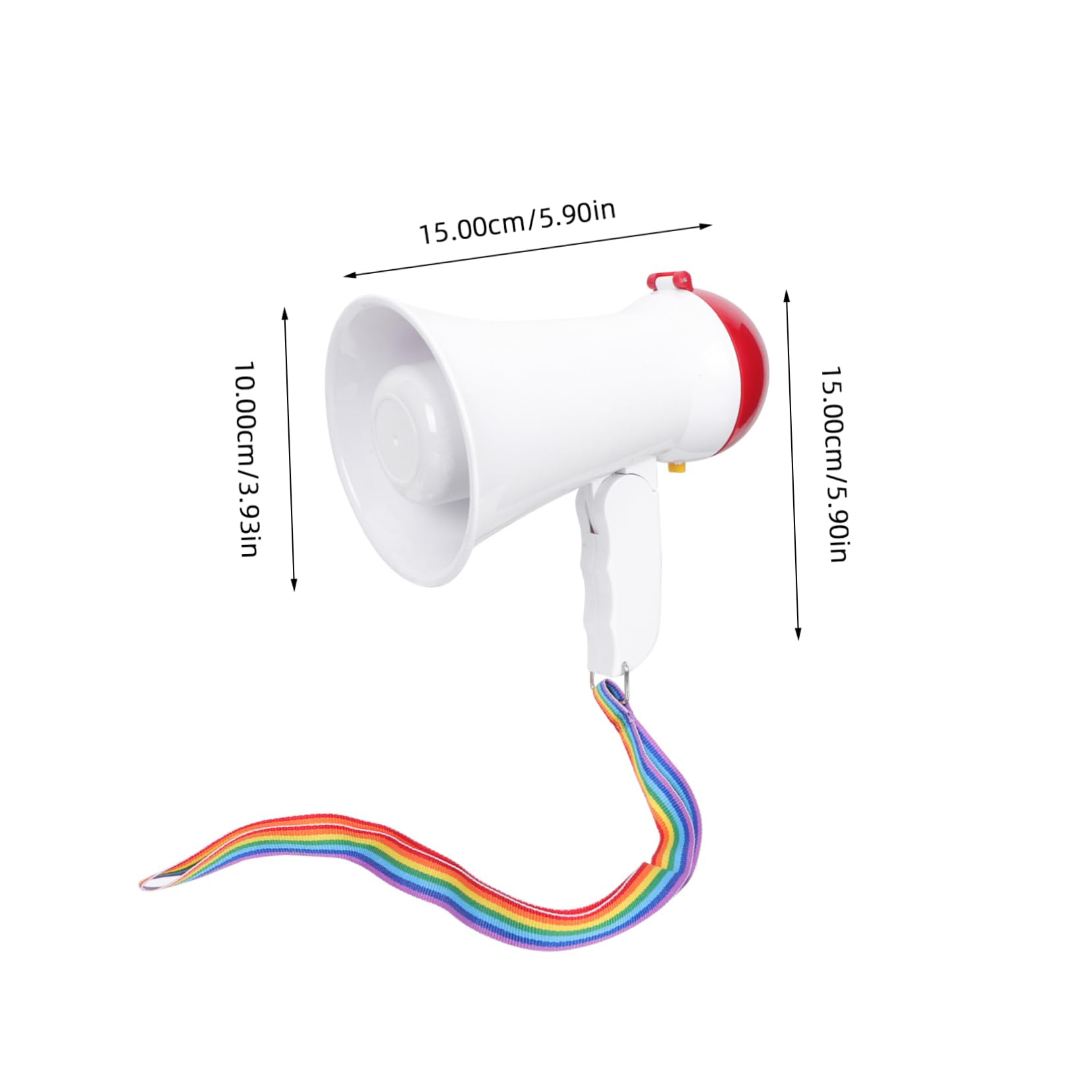 Abaodam Handheld Voice Amplifier Lightweight Microphone Loudspeaker for Outdoor Events Parties and Daily Use Creative Megaphone for Fun Activities