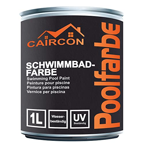 Peinture Piscine Bassin professionnel RAL 7016 Gris anthracite 1L Cover
