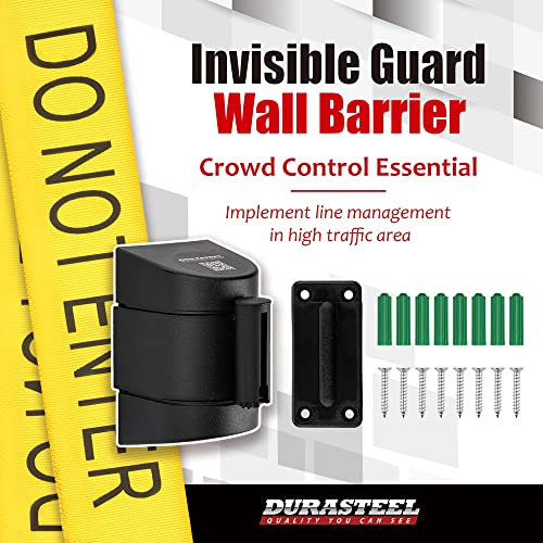 Snapklik.com : DuraSteel Wall Mount Crowd Control Retractable Belt ...