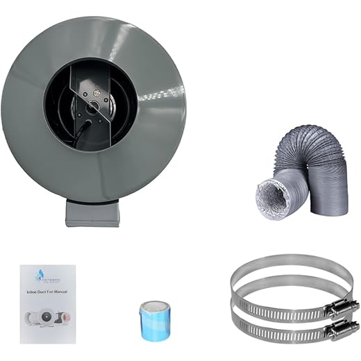 Astberg AEE150 150mm/6inch 740CMH Circular Inline duct f