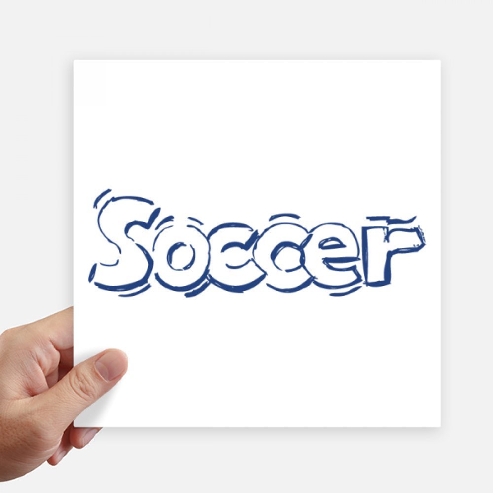 Evita confundir tu maleta de viaje usando estas pegatinas de fútbol azules cuadradas de 20cm