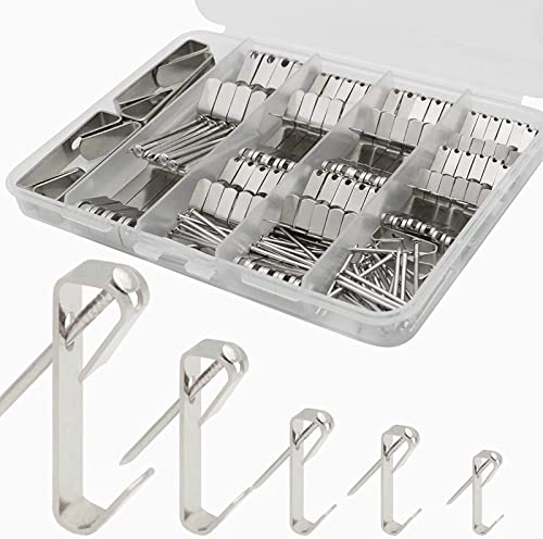 Image of 136 PCS Heavy Duty Wall Hanger Hanging Photo Wall Hardware Kits Picture Hanging Frame Hooks Metal