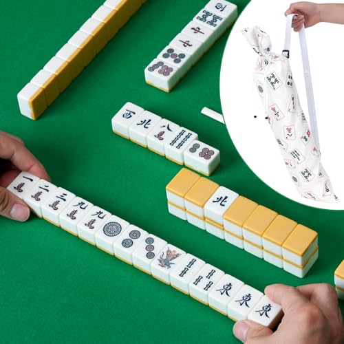 Bolsa de Lienzo para Fichas Mahjong con Cierre Ajustable 2 Piezas miniatura 6