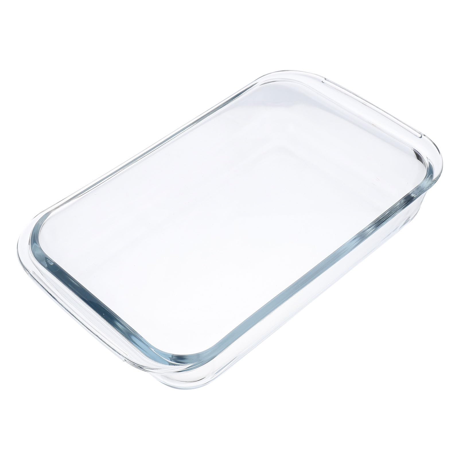 Plato de horno de gran capacidad con vidrio templado resistente al microondas y lavado fácil