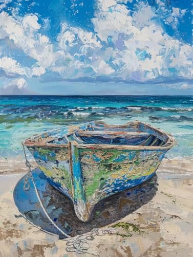 数字油絵キット クラゲ 数字で塗り絵 動物 完全手書き 絵画 Paint by Numbers DIY 塗り絵 大人用 初心者向け 子供の 手塗り ペイントバイナンバー アクリル レトロ クリエイティブアート ハンドメイドクラフト 玄関リビングと寝室の飾り